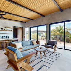 Water-view villa with plunge pool, private deck, full kitchen & partial AC