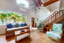 Two quiet oceanfront cabanas villa w private beach, dock, hammock, ocean view & WiFi - Image 2