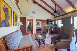 Oceanfront condo with shared pool, sea view, central AC & WiFi - walk to the beach - Image 2