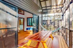 Three forest cabanas with verandas, hammocks, WiFi & partial AC - walk to beach - Image 3