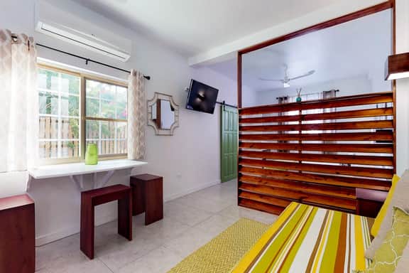 Tropical studio w patio, WiFi, AC - steps to the sea, water taxis & restaurants - Image 3