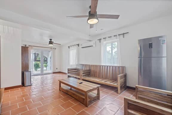 Beachfront home with dock, deck, hammocks, strong WiFi, AC & sea view - Image 2