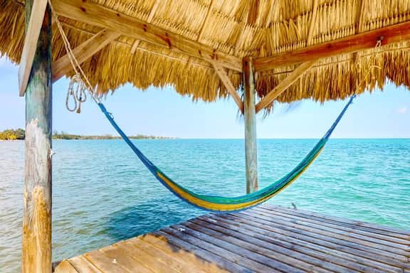 Two quiet oceanfront cabanas villa w private beach, dock, hammock, ocean view & WiFi - Image 4