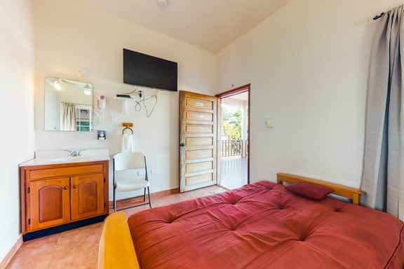 Charming studio w ocean view, deck, partial AC & WiFi - short walk to the beach - Image 5