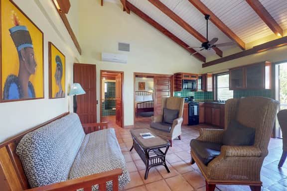 Oceanfront condo with shared pool, sea view, central AC & WiFi - walk to the beach - Image 2