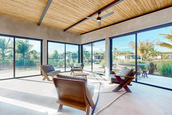 Waterfront villa with private pool, furnished deck & gas grill - Image 2