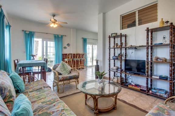 Oceanfront villa with pool, beach access, ocean view, partial AC & strong WiFi - Image 2