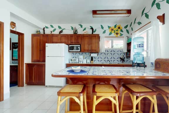 Oceanfront condo w shared pool, sea view, WiFi & partial AC - steps to beach - Image 5