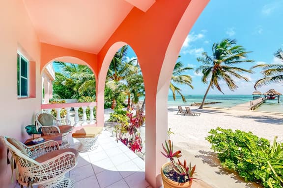 Romantic beachfront getaway with ocean views, pool, WiFi & partial AC - Image 1