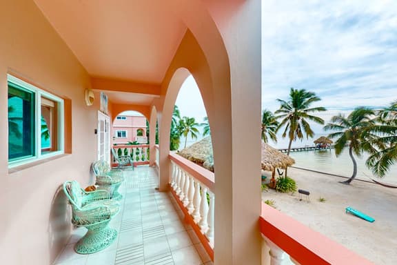 Breezy oceanfront, 2-story condo w shared pool, beach access, WiFi & partial AC - Image 1